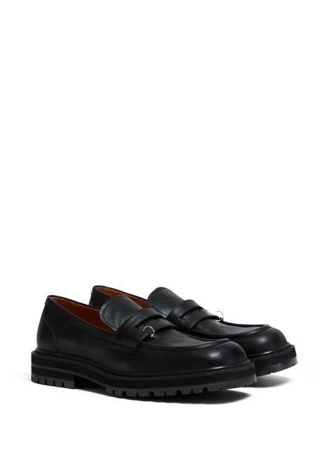 mocassino chunky piercing 2.0 uomo nero MARNI | MOMR005903 P508800N99